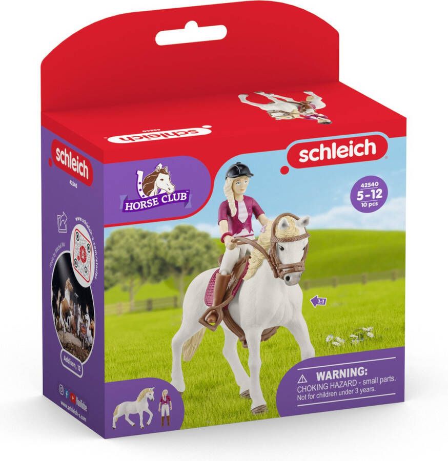 Schleich HORSE CLUB Speelfigurenset Sofia & Blossom Kinderspeelgoed voor Jongens en Meisjes vanaf 5 jaar 42540