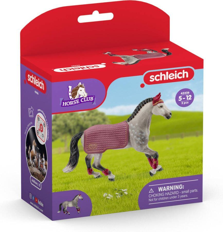 Schleich HORSE CLUB Trakehner wedstrijd merrie Speelfigurenset Kinderspeelgoed voor Jongens en Meisjes 5 tot 12 jaar 42456