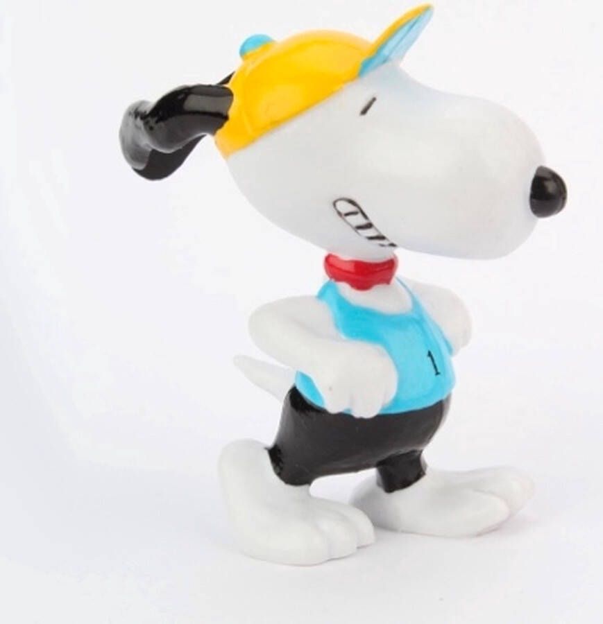 Schleich Peanuts snoopy aan het sporten speelfiguur 6 cm .