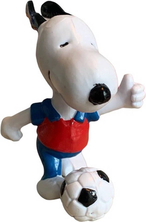 Schleich Peanuts snoopy de voetballer speelfiguur 6 cm .