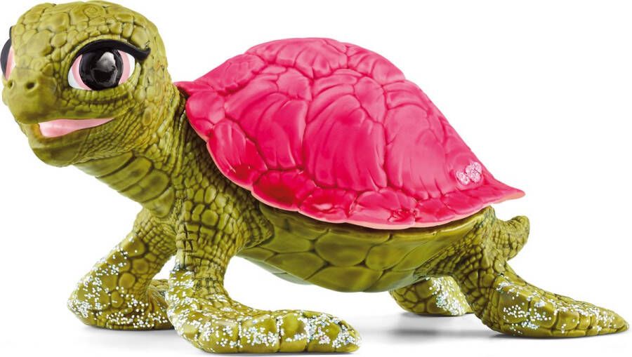 Schleich BAYALA Roze Saffierschildpad Speelgoed Dier Gedetailleerde Figuurtjes Ingebouwde Magneet Kinderspeelgoed voor Jongens & Meisjes