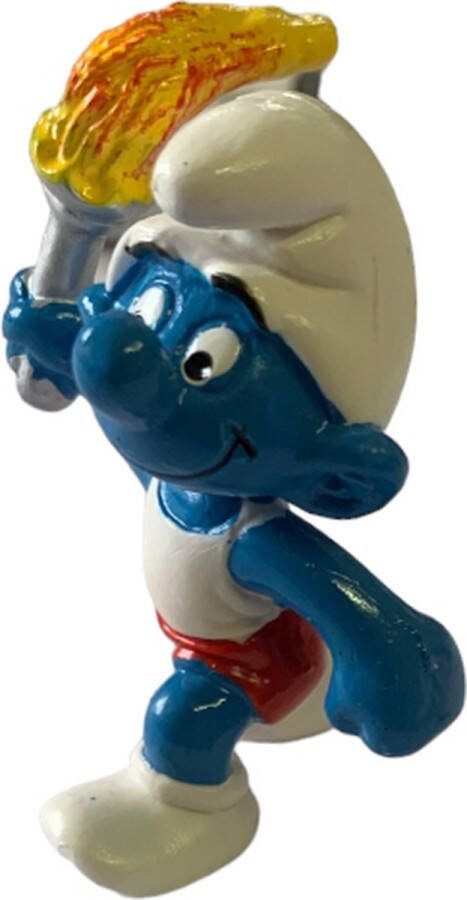 Schleich smurf De Smurfen Met olympische fakkel 20030 6cm
