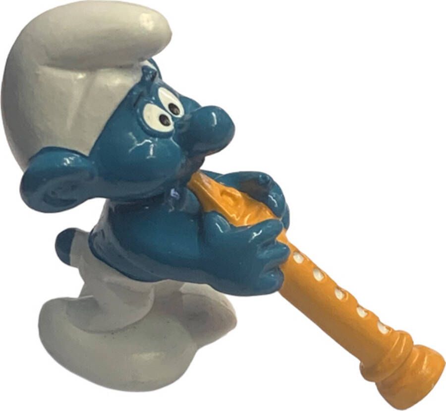 Schleich Smurf met grote fluit Speelfiguurtje 6 cm De smurfen