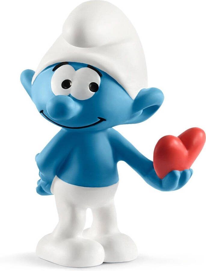 Schleich Smurf met hart 20817 Speelfiguur De Smurfen 3 7 x 3 1 x 5 cm