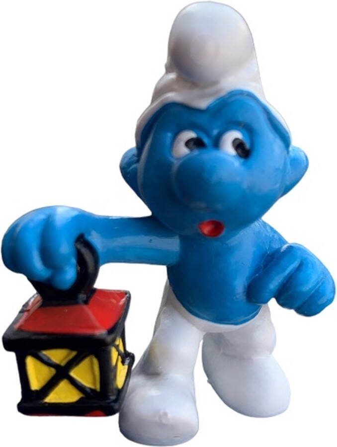 Schleich smurf met Lantaarn Nr. 20024 De smurfen 6 cm