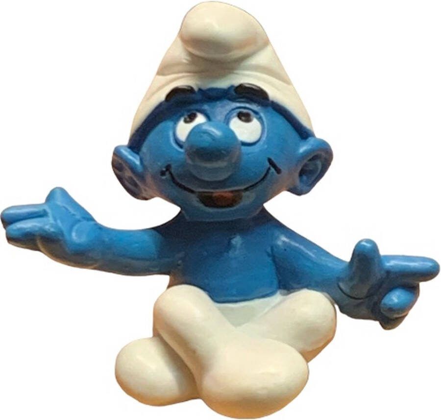 Schleich Smurf Speelfiguurtje Yoga Zittende pose 5 cm Poppetje De smurfen