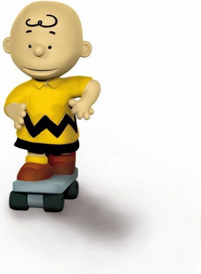 Schleich Snoopy peanuts skateboarder Charlie Brown speelfiguurtje