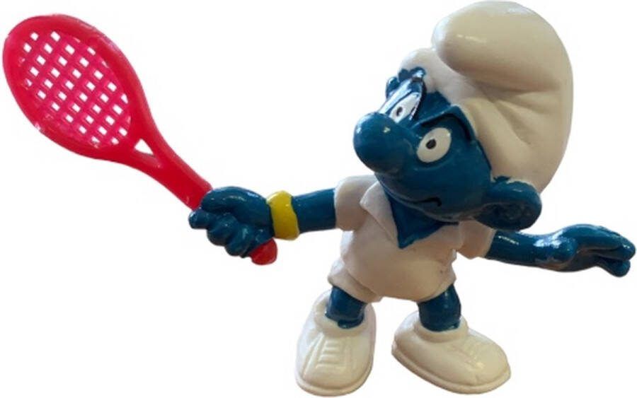 Schleich Tennis smurf met racket De smurfen 5 cm