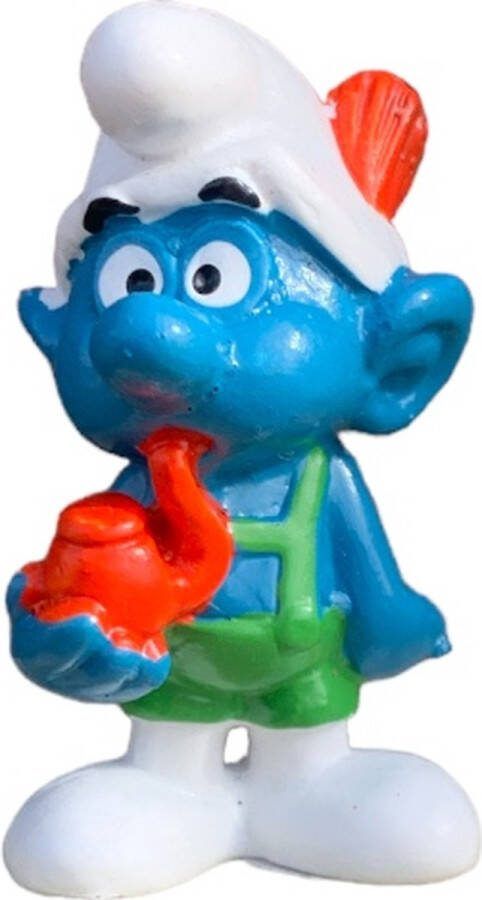 Schleich Tiroler smurf met pijp De smurfen in groen tenue 20081 5 cm