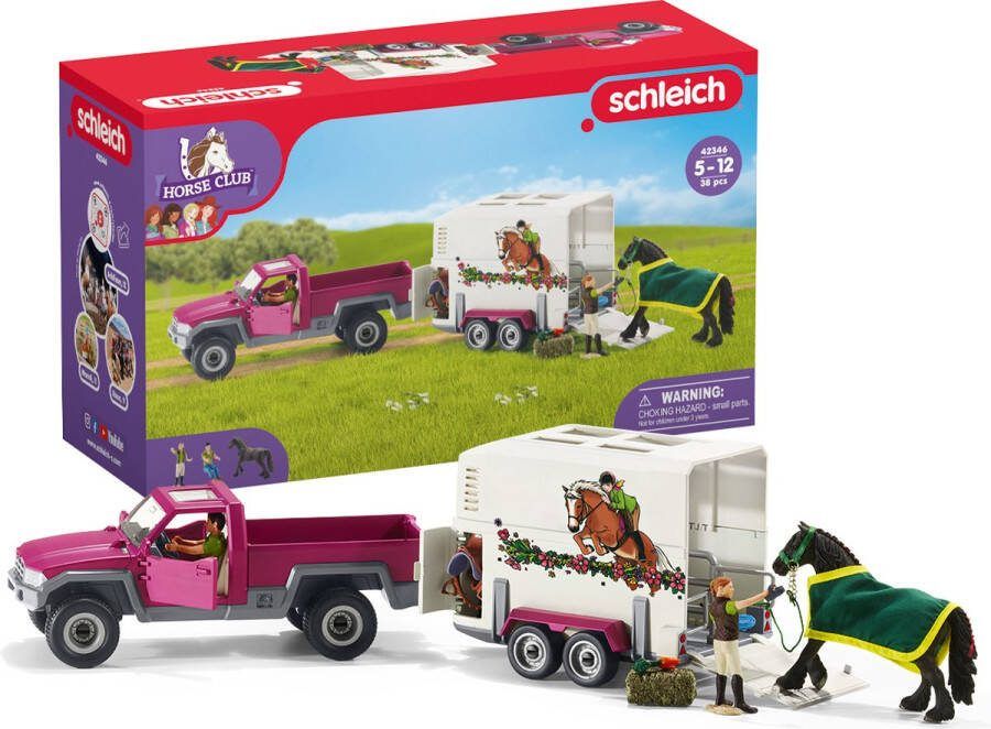Schleich Pick-up met paardentrailer 42346 Horse Club assortiment