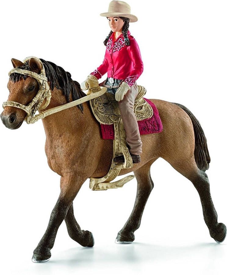 Schleich Western ruiter 42112 Paard Speelfiguur Horse Club 15 x 8 5 x 15 cm