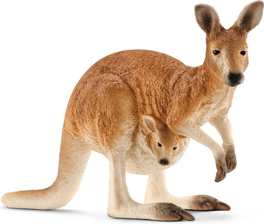 Schleich WILD LIFE Kangoeroe Speelfiguur Kinderspeelgoed voor Jongens en Meisjes 3 tot 8 jaar 14756