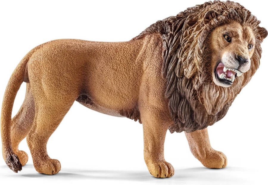 Schleich WILD LIFE Leeuw brullend Speelfiguur Kinderspeelgoed voor Jongens en Meisjes 3 tot 8 jaar 14726
