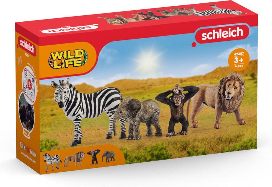 Schleich WILD LIFE Starterset Wild Life Speelfiguur Kinderspeelgoed voor Jongens en Meisjes 3 tot 8 jaar