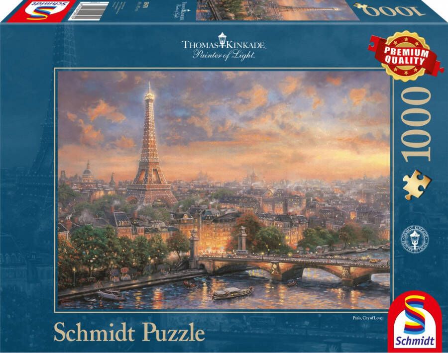 Schmidt 999 Games Legpuzzel Parijs 49 3 X 69 3 Cm Karton 1000 Stukjes