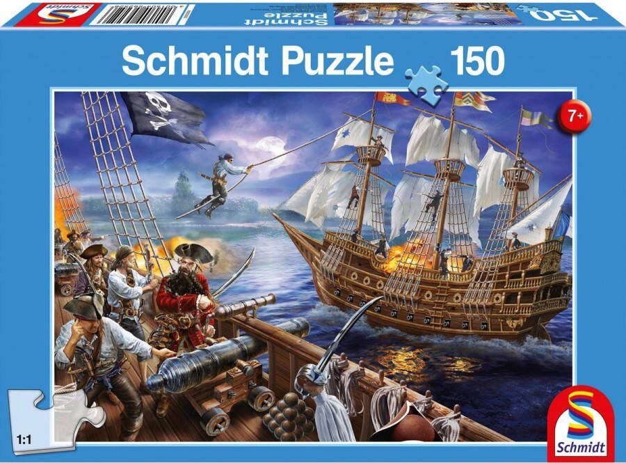 Schmidt 999 Games Legpuzzel Piratenavontuur Junior Karton 150 Stukjes