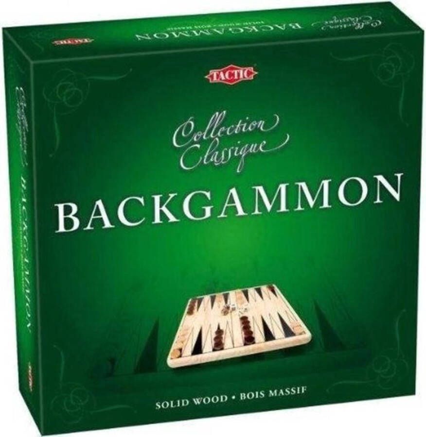 Selecta TACTIC Houten Backgammon Box