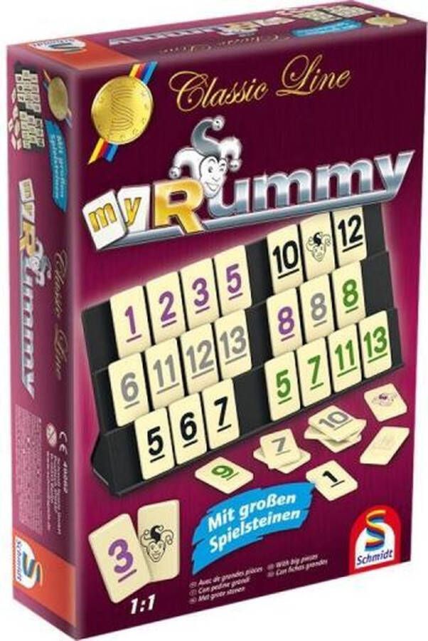 999 Games Classic Line My Rummy NL FR Gezelschapsspel bordspel