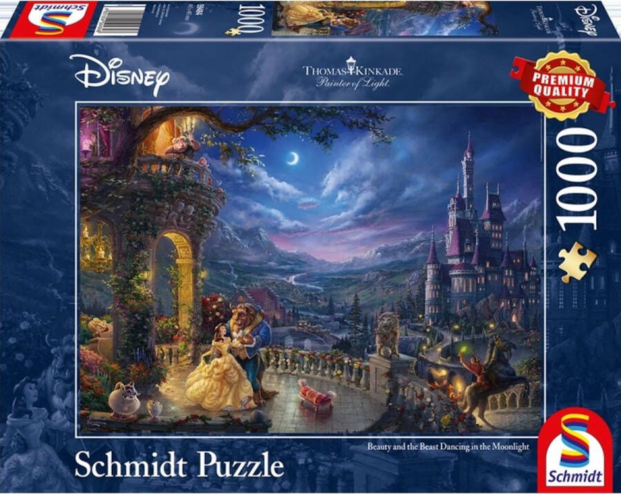 Coppens Schmidt puzzel Disney Beauty and the beast 1000 stukjes