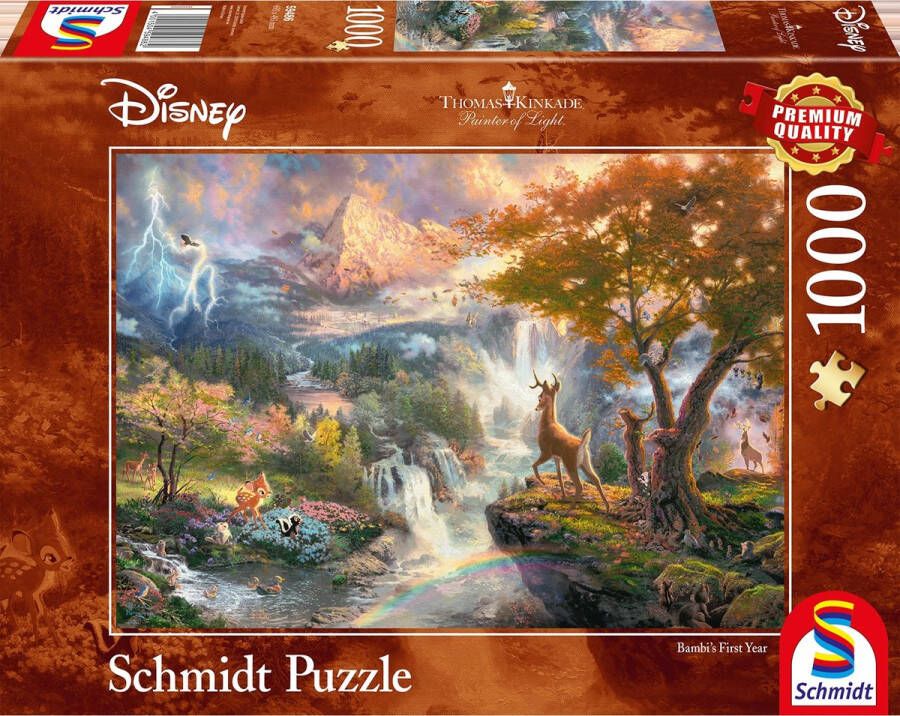 Schmidt Disney Classics- Bambi Puzzel 1000 stukjes