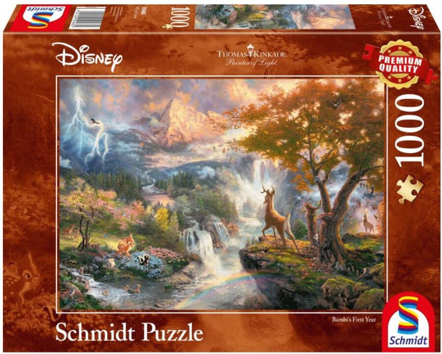 Schmidt Disney Classics- Bambi Puzzel 1000 stukjes