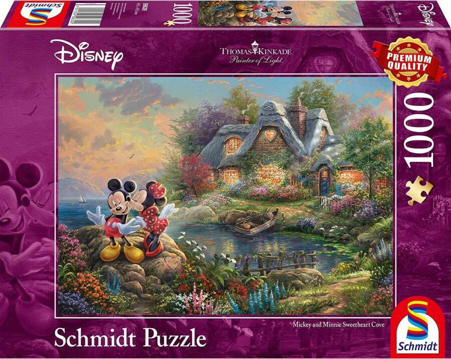 999 Games puzzel Disney Mickey & Minnie karton 1000 stukjes