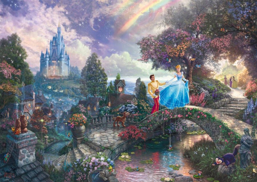 Schmidt Disney Princess Cinderella Assepoester Puzzel 1000 stukjes