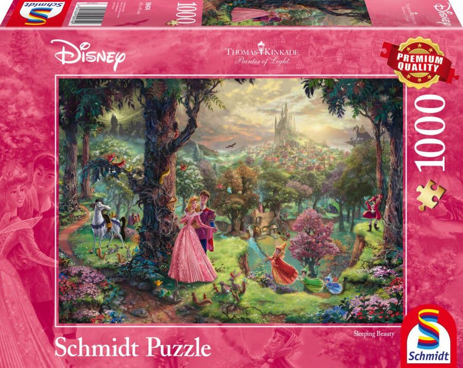 Schmidt Disney Princess Sleeping Beauty Doornroosje Puzzel 1000 stukjes