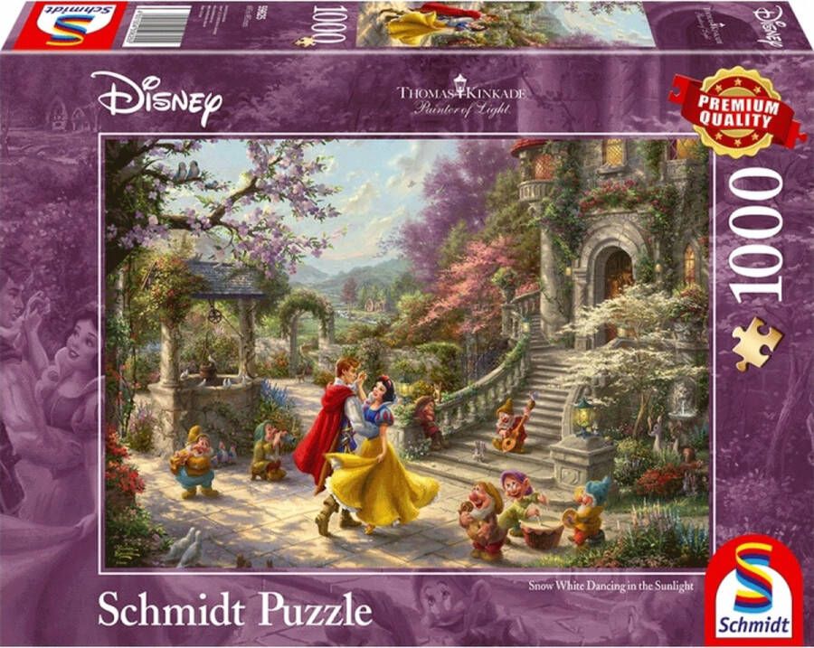 Schmidt Disney Princess Sneeuwwitje: Dansen met de prins 1000 stukjes Puzzel