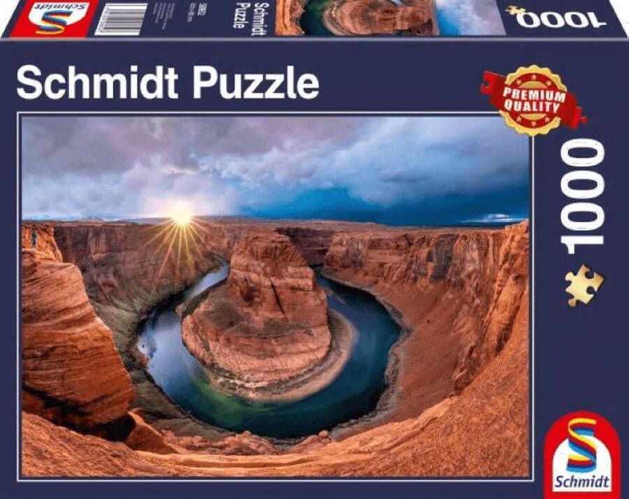 Schmidt Glen Canyon Horseshoe Bend on the Colorado River (1000) Puzzel