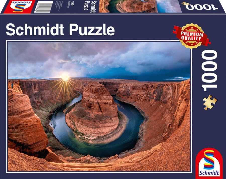 Schmidt Glen Canyon Horseshoe Bend on the Colorado River 1000 stuk Puzzel