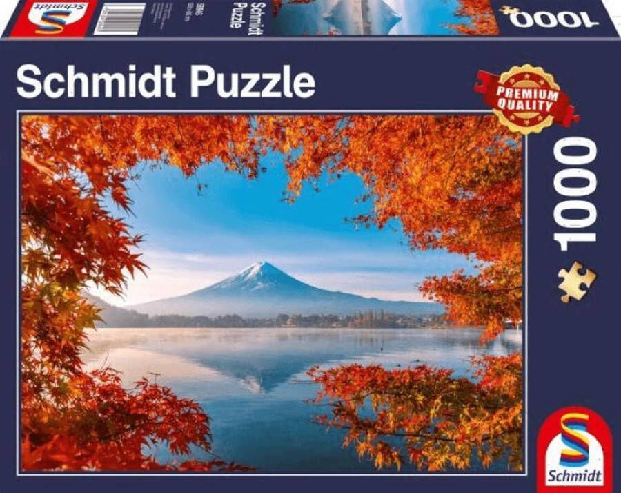 Schmidt Herfst bij Mount Fuji (1000) Puzzel