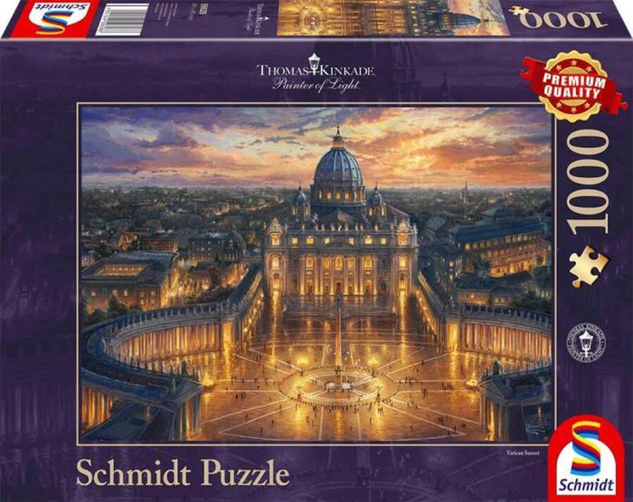 Fan Toys Schmidt Puzzle legpuzzel Het Vaticaan karton 1000 stukjes