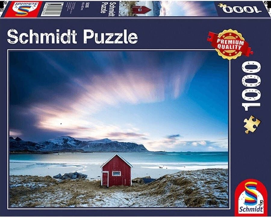 Schmidt Hutje aan de Atlantische Kust 1000 stukjes Puzzel 12+