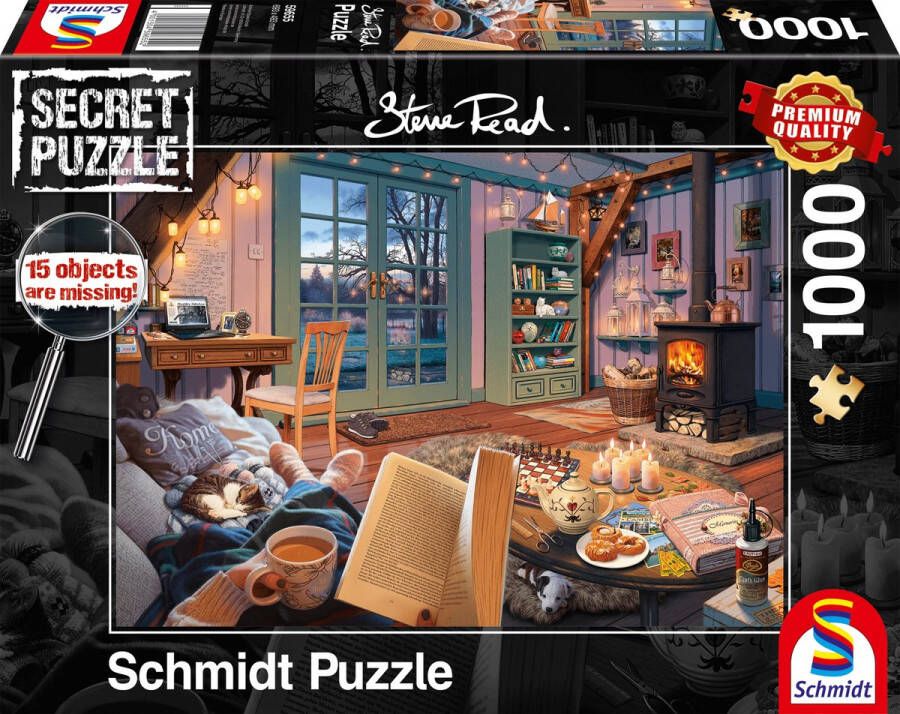 Schmidt In het Vakantiehuisje 1000 stukjes Puzzel 12+