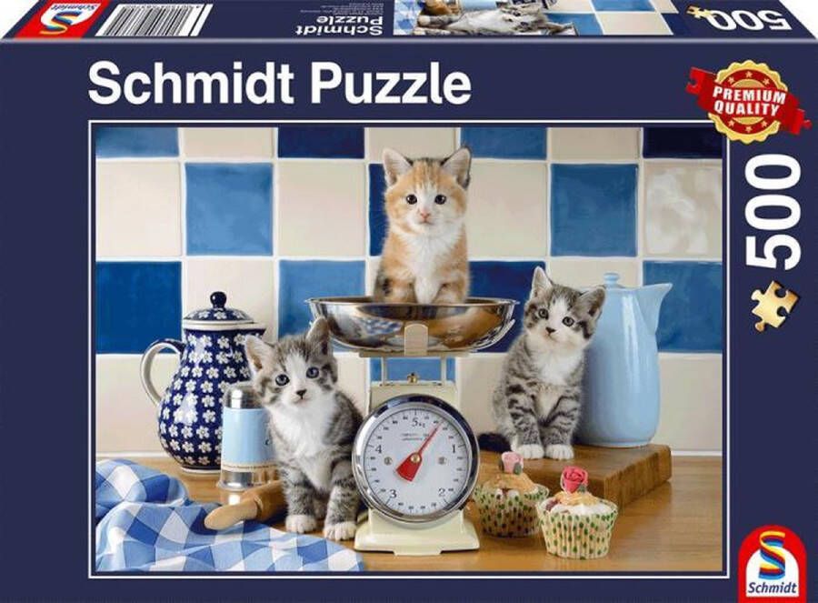 Schmidt Katten in de keuken 500 stukjes Puzzel 10+