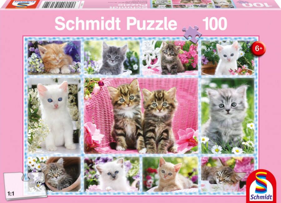 Schmidt Kittens 100 pcs Kinderpuzzel