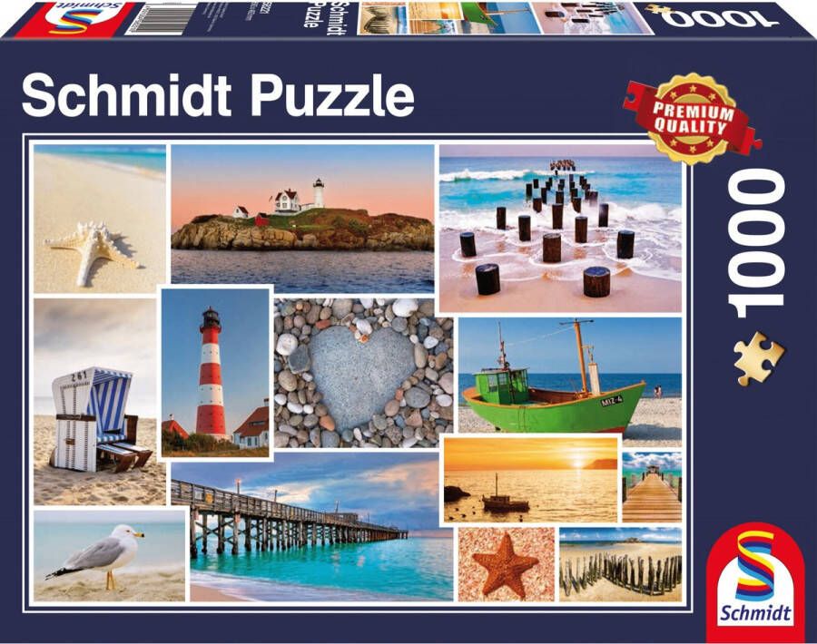 Schmidt Legpuzzel Bij De Zee Karton 1000 Stukjes