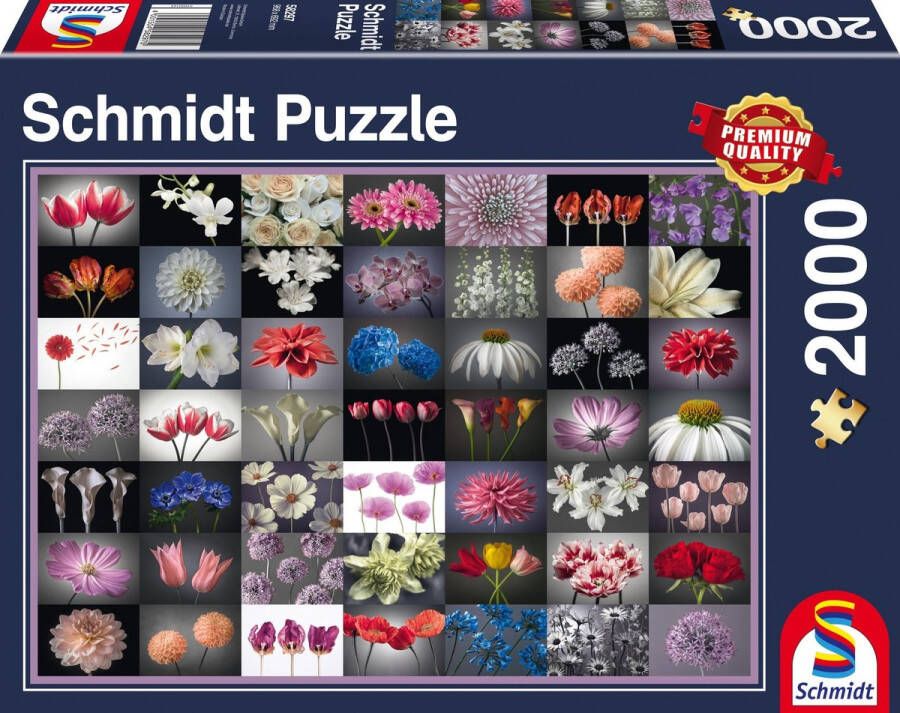 Schmidt Legpuzzel Bloemengroet Karton 1000 Stukjes