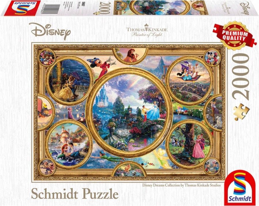 Cstore SCHMIDT SPIELE Puzzel Disney Dreams Collection 2000 stukjes