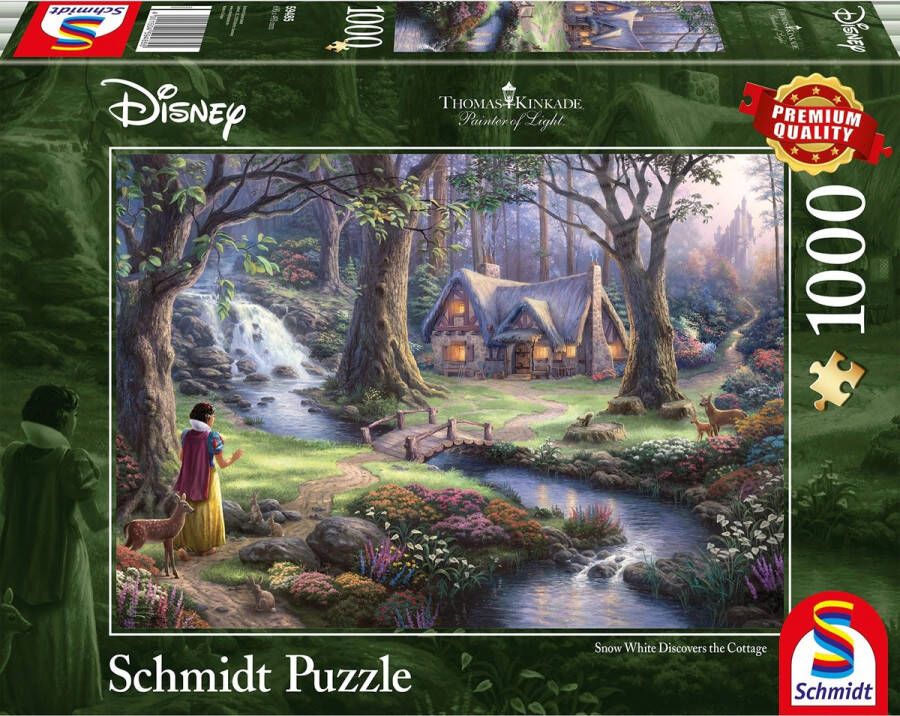 Schmidt Snow White Discovers the Cottage Puzzel (1000)