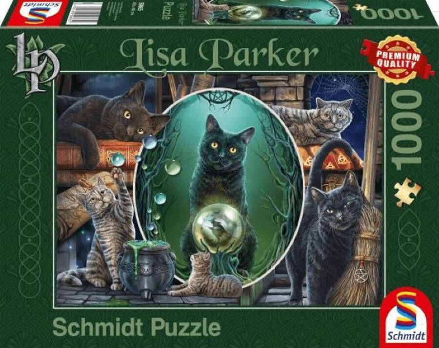 Schmidt -Magische Katten (1000) Puzzel