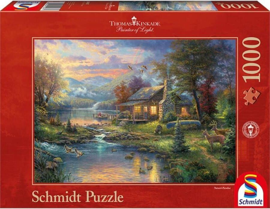 Schmidt Puzzel Natuurparadijs 1000 stukjes