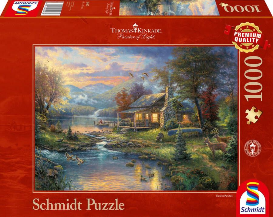 Schmidt Puzzel Natuurparadijs 1000 stukjes