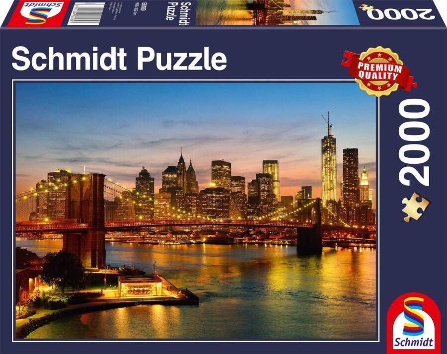 Schmidt Puzzel New York 2000 Stukjes