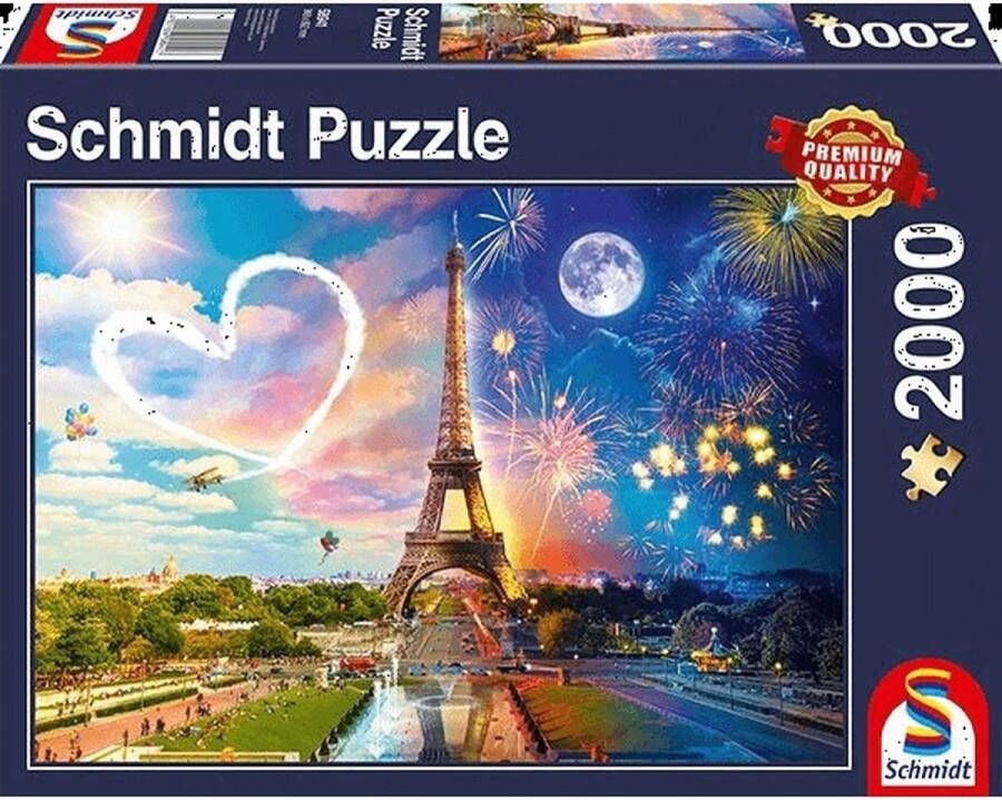 999 Games Legpuzzel Parijs Dag En Nacht 38 3 X 27 2 Cm 2000 Stukjes