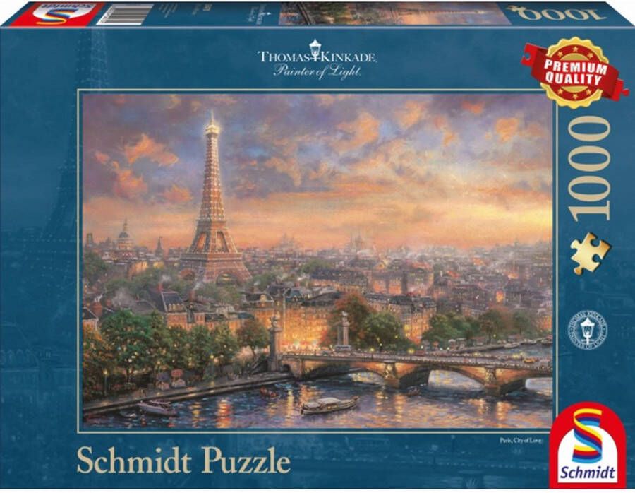 Coppens Schmidt puzzel 1000 stukjes Parijs Stad van de Liefde