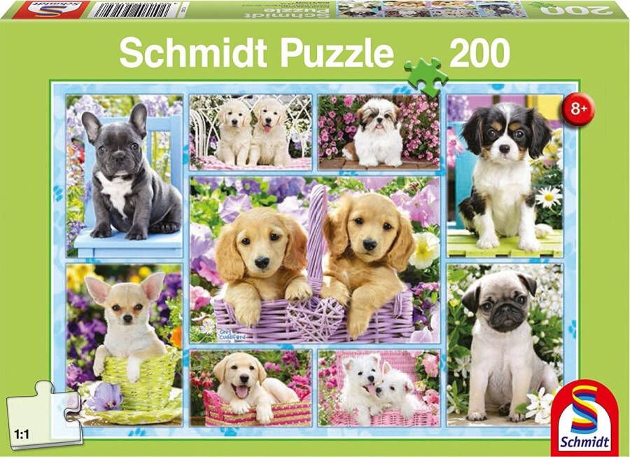 Schmidt Puppies 200 stukjes Puzzel 8+