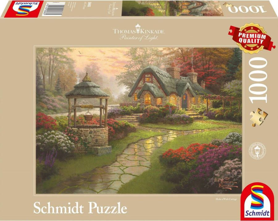 Schmidt puzzel make a wish cottage 1000 stukjes