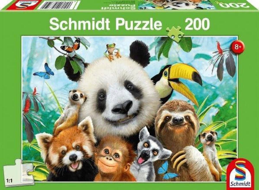 Schmidt puzzel Dieren Plezieren 200 stukjes Puzzel